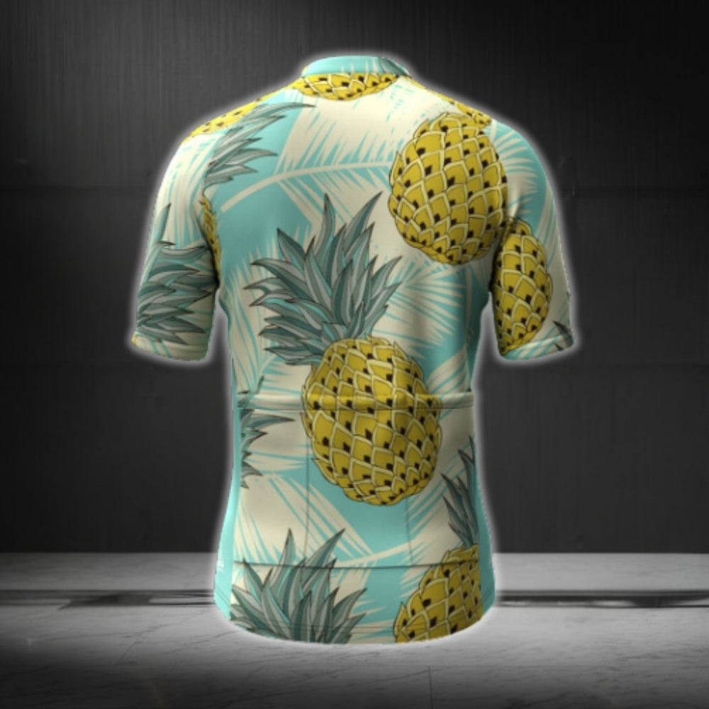 Men's Pineapple Cyling Short Sleeve Jersey, Pineapple Cycling Jerseys CG0363