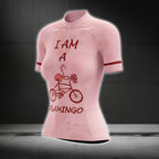 I Am A Flamingo Women Cycling Short Sleeve Jerseys, Women's Flamingo Cycling Jerseys CG0291
