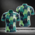 Men's Cat Cycling Short Sleeve Jersey, Cycling Jerseys For Cat Lovers CG0292