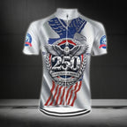 Custom Eagle 250 United States Cycling Short Sleeve Jersey For Men, Custom 250 Years 4th Of July Cycling Jerseys CG0678