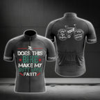 Does This Bike Make My Butt Look Fast Men's Short Sleeve Cycling Jersey, Funny Cycling Jersey CG0392