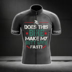 Does This Bike Make My Butt Look Fast Men's Short Sleeve Cycling Jersey, Funny Cycling Jersey CG0392
