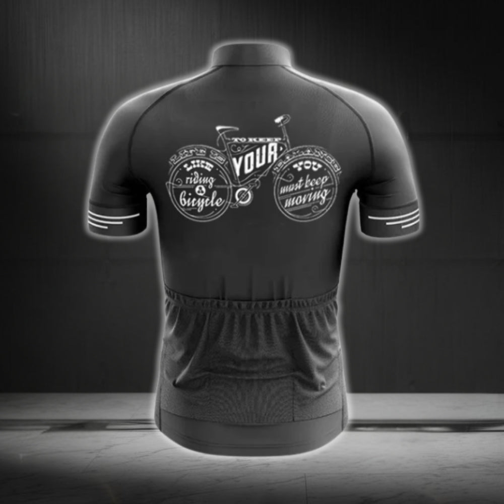 Does This Bike Make My Butt Look Fast Men's Short Sleeve Cycling Jersey, Funny Cycling Jersey CG0392
