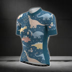 Dinosaur Short Sleeve Cycling Jersey For Women, Dinosaur Cycling Jerseys CG0738