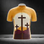 Cross Christian Cycling Short Sleeve Jersey Mens, Christian Cycling Jerseys CG0293