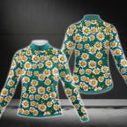 Daisy Flowers Cycling Long Sleeve Jersey, Daisy Cycling Jersey CG0393