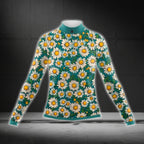Daisy Flowers Cycling Long Sleeve Jersey, Daisy Cycling Jersey CG0393