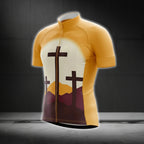 Cross Christian Cycling Short Sleeve Jersey Mens, Christian Cycling Jerseys CG0293