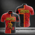 Firefighter Cycling Team Short Sleeve Cycling Jersey For Men, Firefighter Cycling Jerseys CG0294