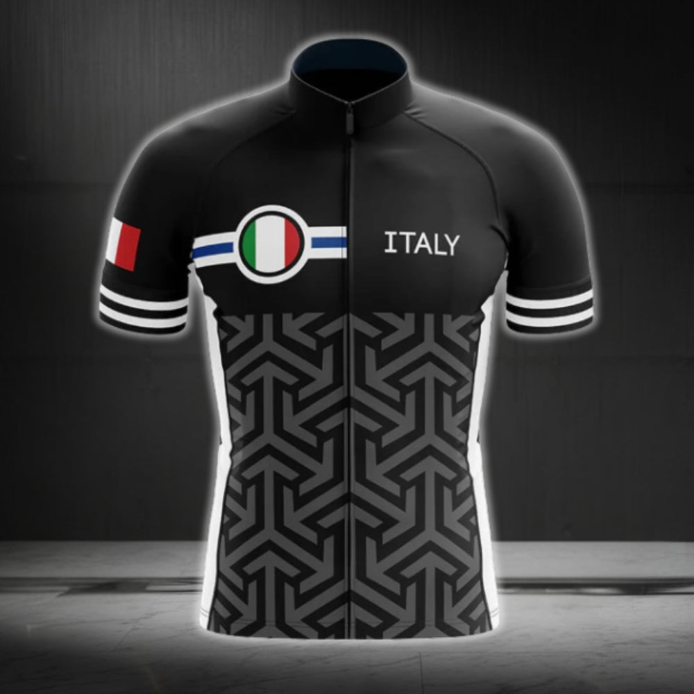 Italy Flag Cycling Short Sleeve Jersey For Mens, Italy Patriotic Cycling Jersey CG0020