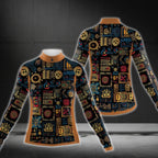 Women's Tribal Cycling Long Sleeve Jersey, Tribal Cycling Jerseys CG0394