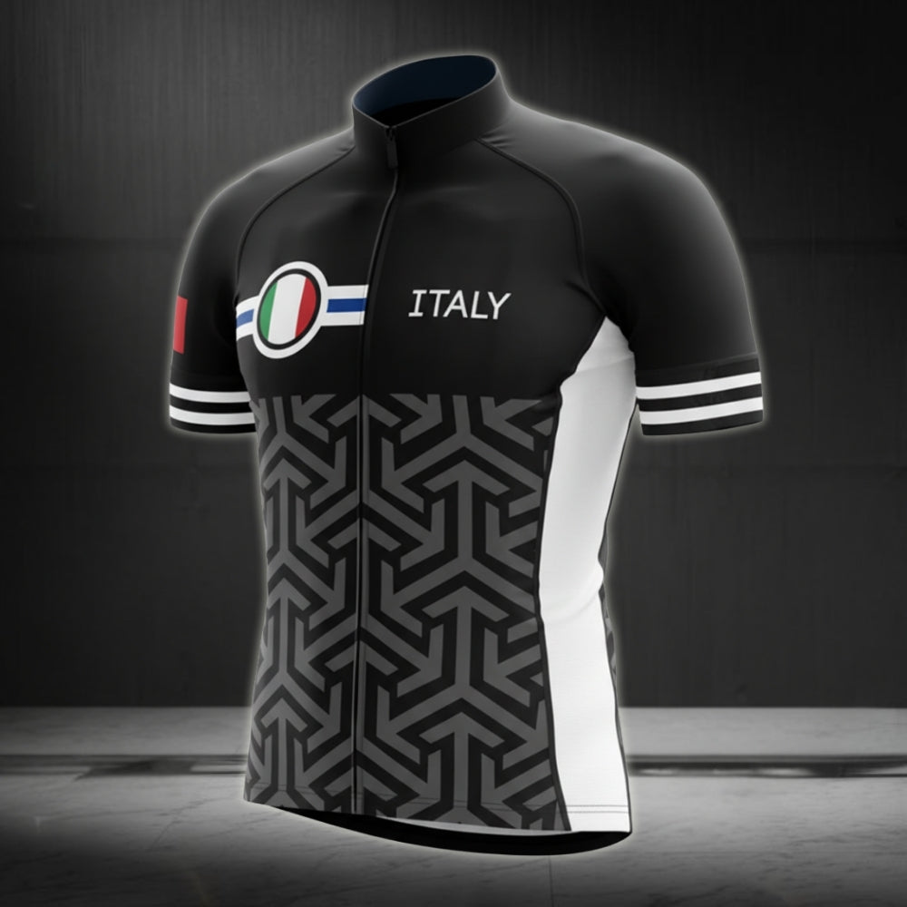 Italy Flag Cycling Short Sleeve Jersey For Mens, Italy Patriotic Cycling Jersey CG0020