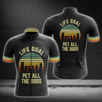 Life Goal Pet All The Dogs Men's Short Sleeve Cycling Jerseys, Dog Lovers Cycling Jerseys CG0295