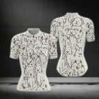 Women's Dog Lover Cycling Short Sleeve Jersey For Men, Dog Cycling Jerseys For Ladies CG0682