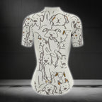 Women's Dog Lover Cycling Short Sleeve Jersey For Men, Dog Cycling Jerseys For Ladies CG0682
