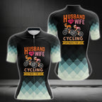 Husband And Wife Cycling Partners For Life Women's Cycling Short Sleeve Jersey, Women Cycling Jerseys For Couple Valentine Day CG0072