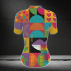 Women's Heart Rainbow Cycling Short Sleeve Jersey, LGBT Pride Cycling Jersey For Women CG0742