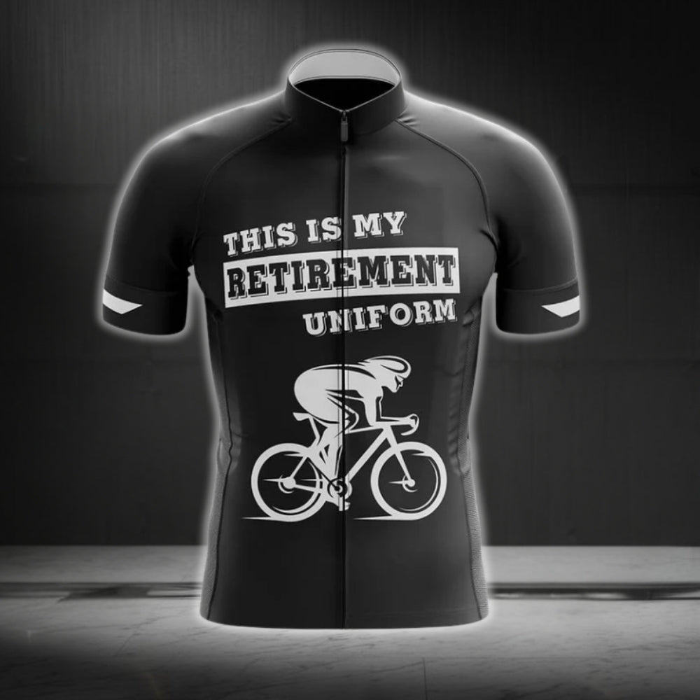 This My My Retirement Uniform Men's Short Sleeve Cycling Jersey, Funny Retirement Cycling Jerseys CG0298