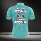 I'm A Cycling Doctor Just Like A Normal Doctor Except Much Cooler Men's Cycling Short Sleeve Jerseys, Funny Cycling Jersey For Doctor CG0024