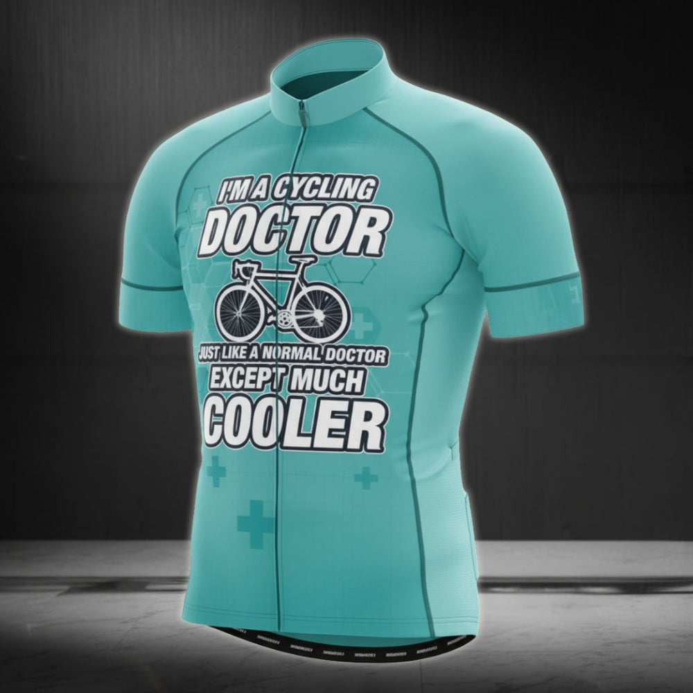 I'm A Cycling Doctor Just Like A Normal Doctor Except Much Cooler Men's Cycling Short Sleeve Jerseys, Funny Cycling Jersey For Doctor CG0024