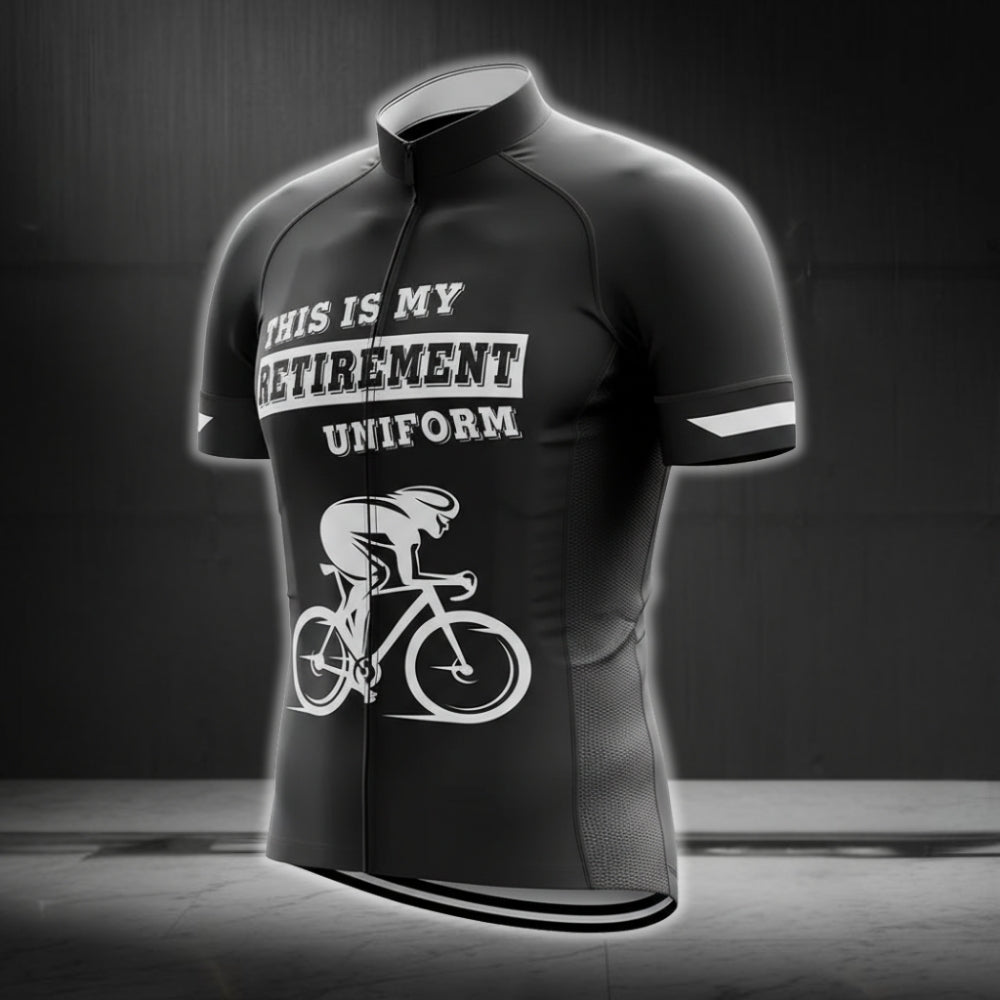 This My My Retirement Uniform Men's Short Sleeve Cycling Jersey, Funny Retirement Cycling Jerseys CG0298