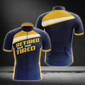 Retired But Not Tired Men's Cycling Short Sleeve Jersey, Funny Retirement Cycling Jerseys CG0173