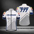 Custom Number Colorado Cycling Short Sleeve Jersey For Mens, Custom Colorado Cycling Jerseys CZ0116