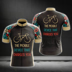 The Mobile Device That Charges You Short Sleeve Men's Cycling Jersey, Cycling Jerseys For Mens CG0400
