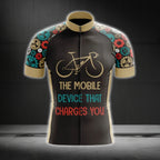 The Mobile Device That Charges You Short Sleeve Men's Cycling Jersey, Cycling Jerseys For Mens CG0400