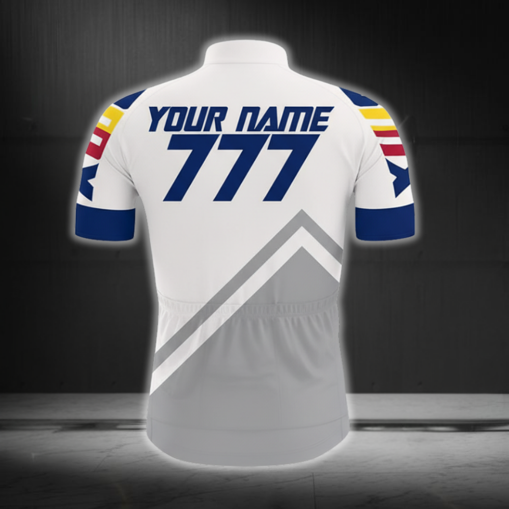 Custom Number Colorado Cycling Short Sleeve Jersey For Mens, Custom Colorado Cycling Jerseys CZ0116