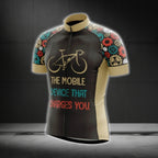 The Mobile Device That Charges You Short Sleeve Men's Cycling Jersey, Cycling Jerseys For Mens CG0400