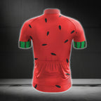 Watermelon Men's Cycling Short Sleeve Jersey, Watermelon Lovers Cycling Jerseys CG0027