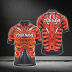 Custom Skeleton Red Cycling Jersey Short Sleeve For Men, Custom Skeleton Cycling Jerseys CG0527
