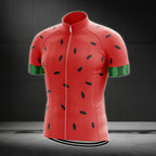 Watermelon Men's Cycling Short Sleeve Jersey, Watermelon Lovers Cycling Jerseys CG0027