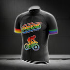 May The Pride Be With You Men's Rainbow Cycling Short Sleeve Jersey, Pride LGBT Cycling Jerseys CG0401