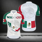 Mexico Flag Cycling Short Sleeve Jersey For Mens, Mexico Cycling Jerseys CZ0059