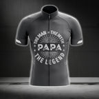 The Man The Myth The Legend Papa Cycling Short Sleeve Men Jerseys, Cycling Jerseys For Dad Father Day CG0176