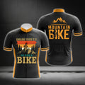 Smash Your T.V Go Ride A Bike Short Sleeve Men's Cycling Jersey, Funny Cycling Jerseys For Mens CG0402
