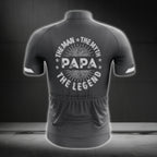 The Man The Myth The Legend Papa Cycling Short Sleeve Men Jerseys, Cycling Jerseys For Dad Father Day CG0176