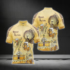 Custom Beer Is My Life Short Sleeve Men's Cycling Jersey, Custom Beer Cycling Jerseys CG0524
