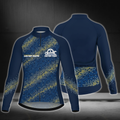 Custom Team Blue Cycling Long Sleeve Jersey For Mens, Custom Team Cycling Jerseys CZ0119