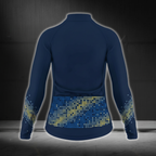 Custom Team Blue Cycling Long Sleeve Jersey For Mens, Custom Team Cycling Jerseys CZ0119