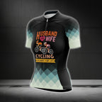 Husband And Wife Cycling Partners For Life Women's Cycling Short Sleeve Jersey, Women Cycling Jerseys For Couple Valentine Day CG0072