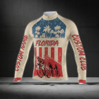 Custom Florida Cycling Long Sleeve Jersey Men, Custom Florida Pride Cycling Jersey CZ0006