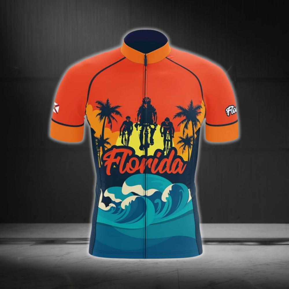 Men's Florida Short Sleeve Cycling Jerseys, Florida Cycling Jerseys CZ0120