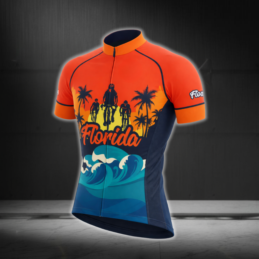 Men's Florida Short Sleeve Cycling Jerseys, Florida Cycling Jerseys CZ0120