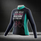 Nothing Compares To The Simple Pleasure Of A Bike Ride Womens Long Sleeve Cycling Jersey, Funny Cycling Jersey For Women CG0756