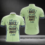Sell Your Bike She Said Road Away I Did Funny Short Sleeve Cycling Jersey Mens, Funny Cycling Jerseys For Husband CG0305