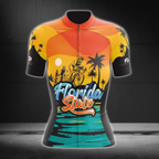 Florida State Women's Short Sleeve Cycling Jersey, Florida Cycling Jerseys For Ladies CZ0121