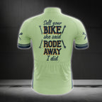 Sell Your Bike She Said Road Away I Did Funny Short Sleeve Cycling Jersey Mens, Funny Cycling Jerseys For Husband CG0305